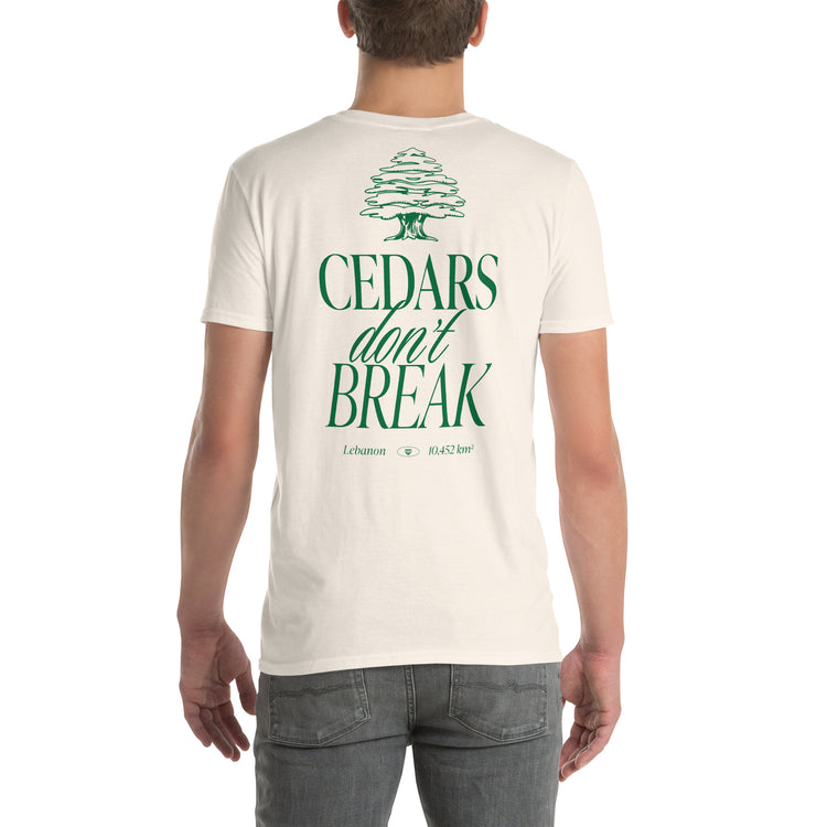 streetwear t-shirt Lebanon, Arab clothing, cedar trees, cedars don't break, support Lebanon, Lebanese clothing 