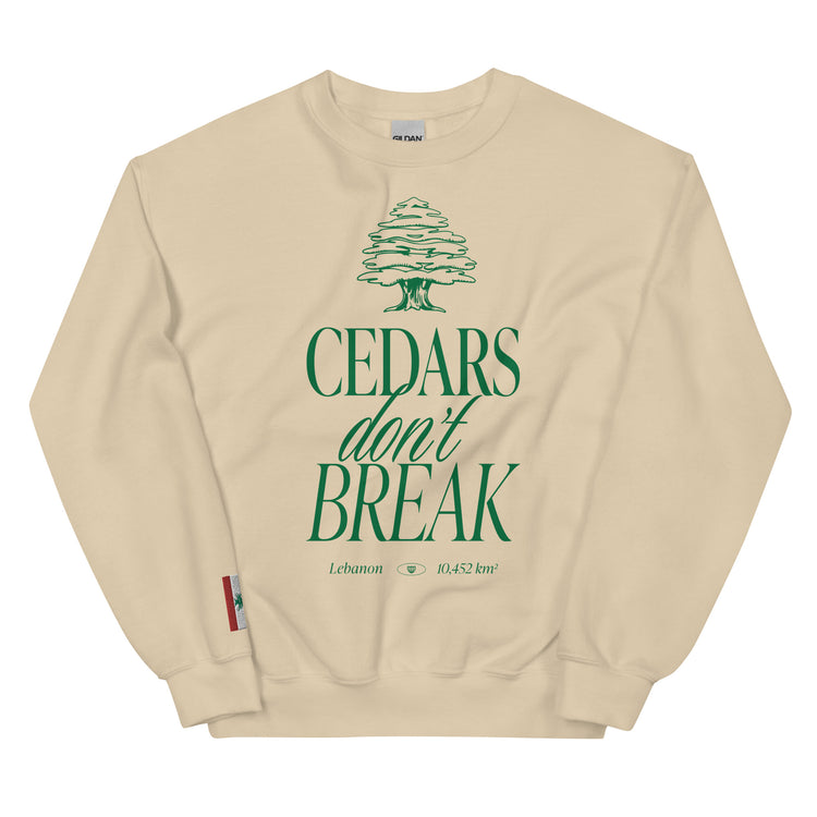 streetwear t-shirt Lebanon, Arab clothing, cedar trees, cedars don't break, support Lebanon, Lebanese clothing , sweatshirt