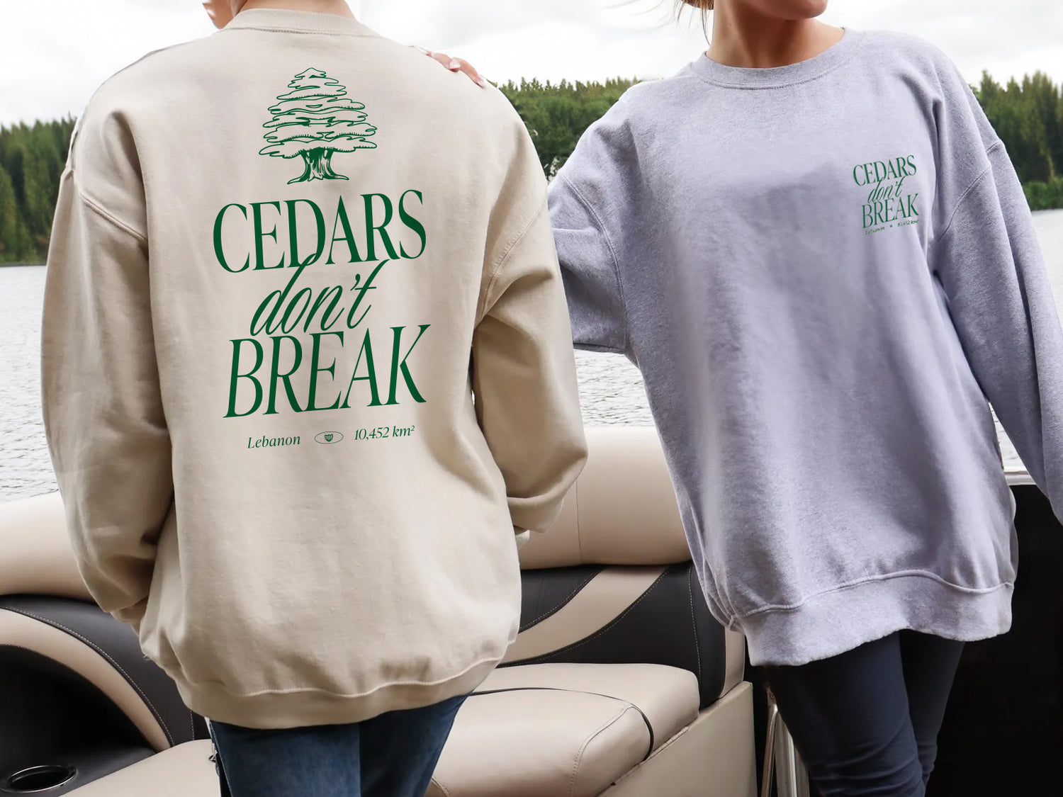 streetwear sweatshirt Lebanon, Arab clothing, cedar trees, cedars don't break, support Lebanon, Lebanese clothing 